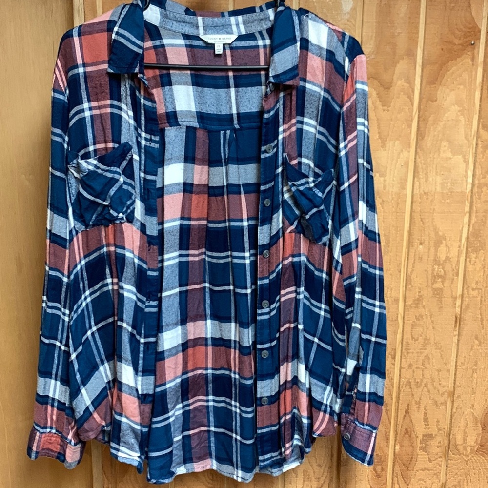 Plaid button up